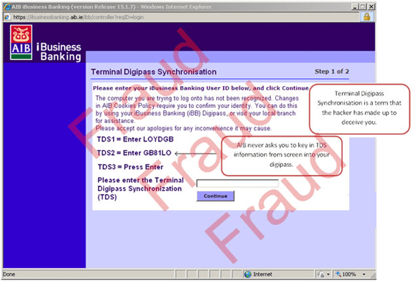 bogus screen
