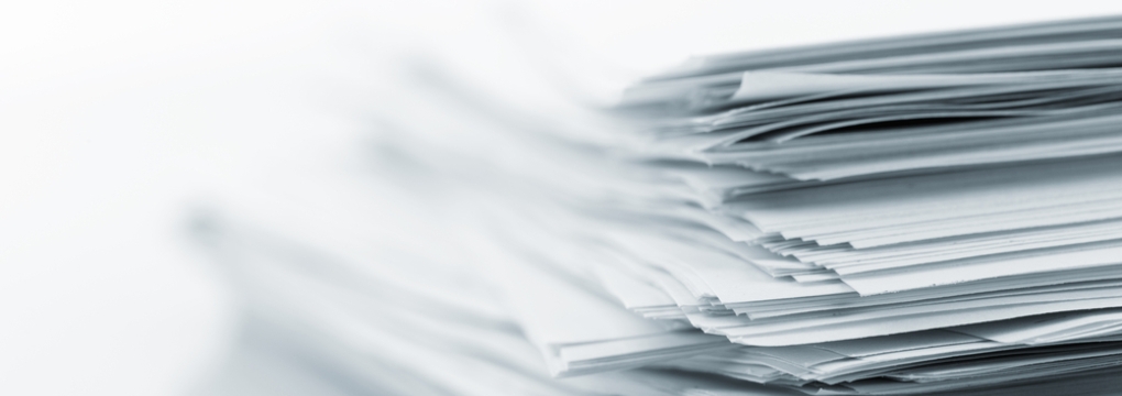 pile of forms