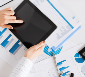 tablet and charts