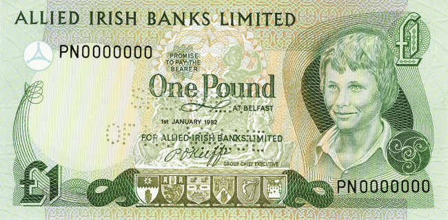 Allied Irish Banks Limited £1 Note
