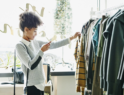 woman shopping